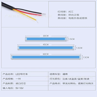 light start scanning light guide – Gündüz işıqları