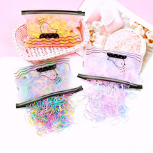 韩版一次性成人儿童橡皮筋不伤发不拉伤发圈扎头发高弹力耐用头绳