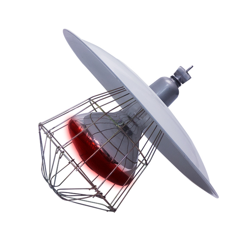 Piglet calefacción aislamiento pantalla lámpara de metal placa de la lámpara cubierta de la red cría de animales veterinaria lámpara de aislamiento lámpara de cerámica lámpara de aislamiento de la boca traje