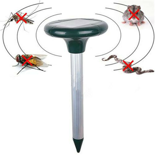 Cross-border outdoor solar mouse repeller, circular courtyard lawn farm, sonic vibration snake repeller, animal repeller