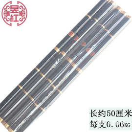 黑色铜皮竹笛子横吹平笛 民族吹奏类乐器 学生初学F调43- 46厘米