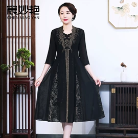 中老年休闲套装;连衣裙;旗袍