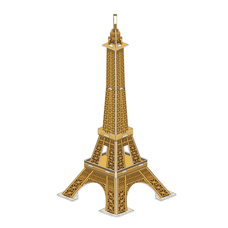 3D rompecabezas tridimensional para niños juguetes para padres e hijos construcción casa rompecabezas hecho a mano modelo de papel regalo ensamblaje interactivo