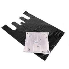 Black Large Plastic Bag for Household Wholesale Packaging Storage Bag, Heavy-Duty Extra Large Clothing Packaging Bag, Handle-Type Trash Bag