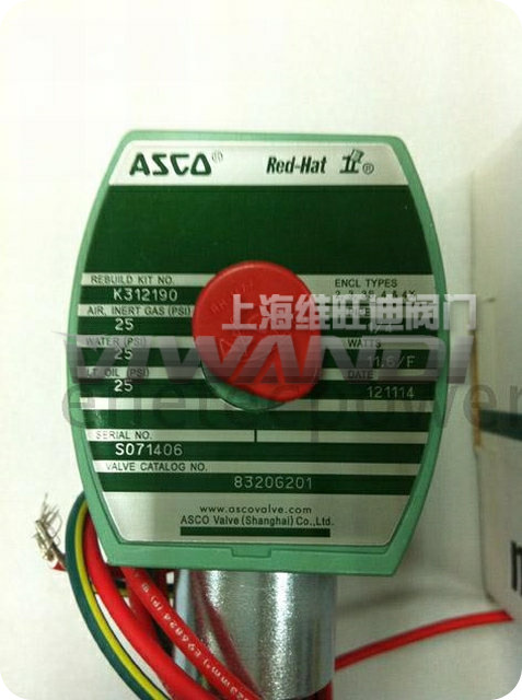 8320G201电磁阀 8320G201 ASCO原装 ASCO电磁阀