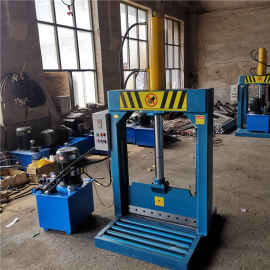 尼龙塑料液压裁剪机 自动裁刀 机条塑料块液压龙门铡刀