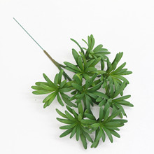 仿真植物單支羅漢松噴色美人松綠植盆栽造景配件批發