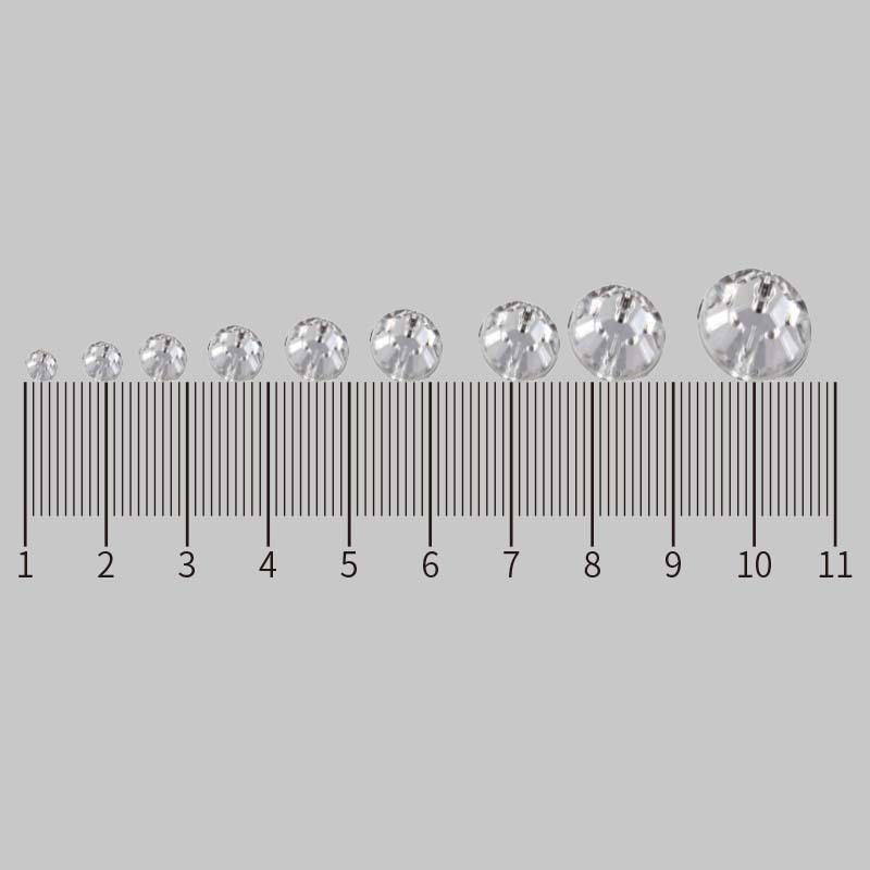 仿台亚克力钻平面双孔平底钻手缝服饰钻辅料配件钉珠纽扣两孔E18