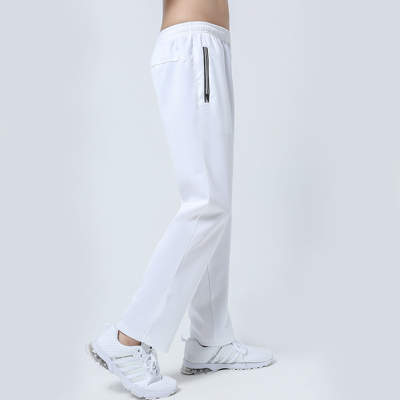 Spring and Autumn Men's and Women's Sports Pants with Custom Logo, Breathable Outdoor Straight-Leg Solid Color Casual Pants Wholesale, Sports Trend