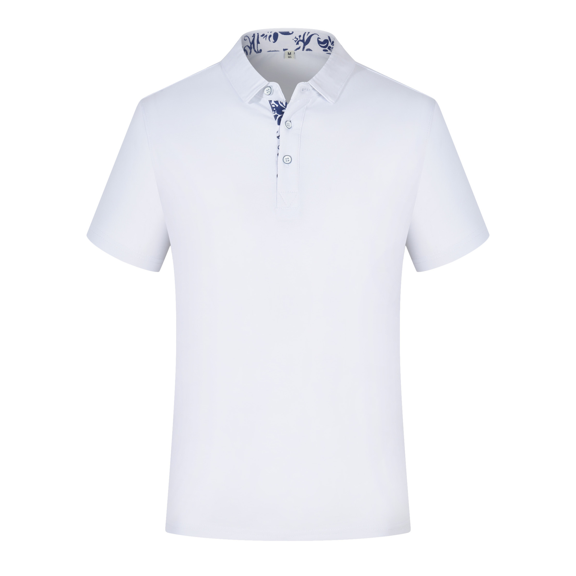 Porcelana azul y blanca camisa de polo de solapa Lisa logotipo personalizado publicidad camisa cultural camiseta ropa de trabajo personalizada lote de manga corta image 7