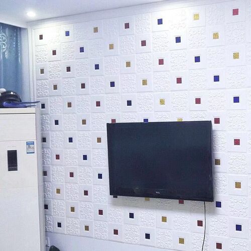 Wallpaper self-adhesive 3D three-dimensional wall stickers bedroom warm decorative background wall wallpaper foam brick waterproof and moisture-proof stickers