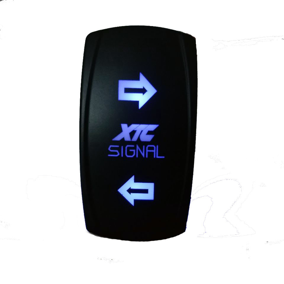 跨境热销房车改装车12-24V7脚船型按键翘板箭头方向开关巴士控制