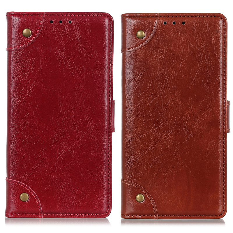 Applicable to Japanese Kyocera Fujitsu Mobile phone case copper buckle drop-resistant flip wallet card holder protective cover business model