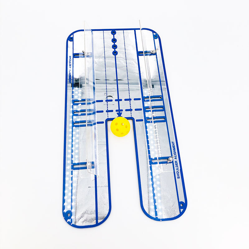 Golf putter entrenador práctica equipo espejo tipo entrenador fuente fábrica directa pelo soporte procesamiento personalizado