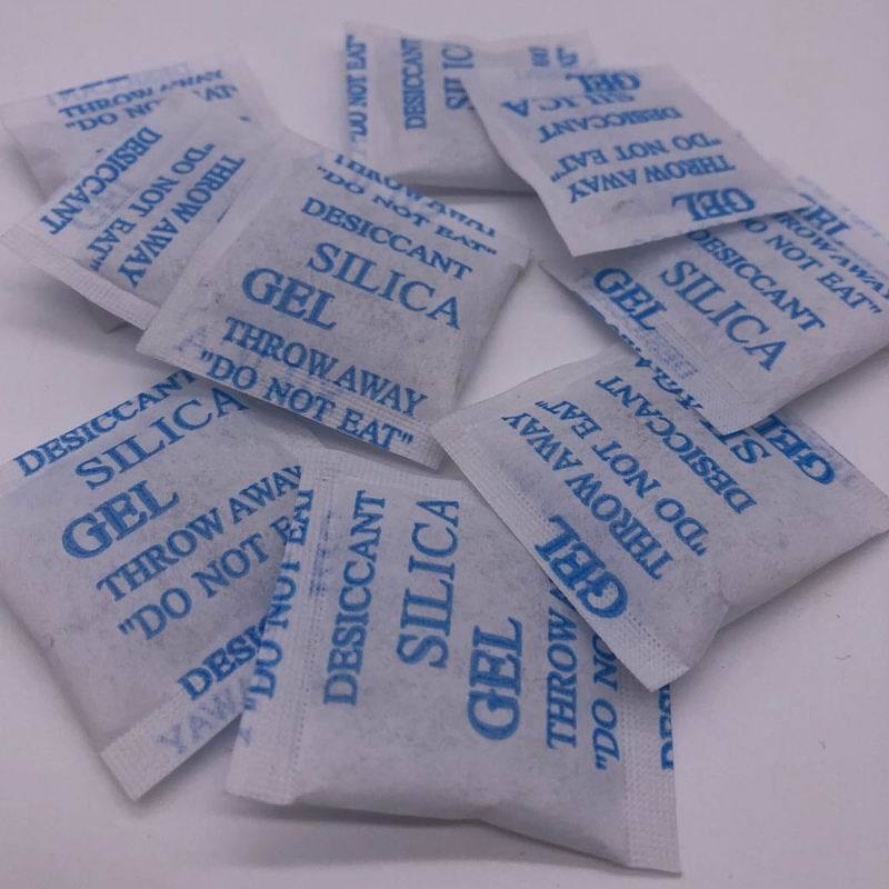 3g 5g 10g secador de tela no tejida partículas transparentes absorbente de humedad para ropa de hardware industrial paquete de secado a prueba de humedad