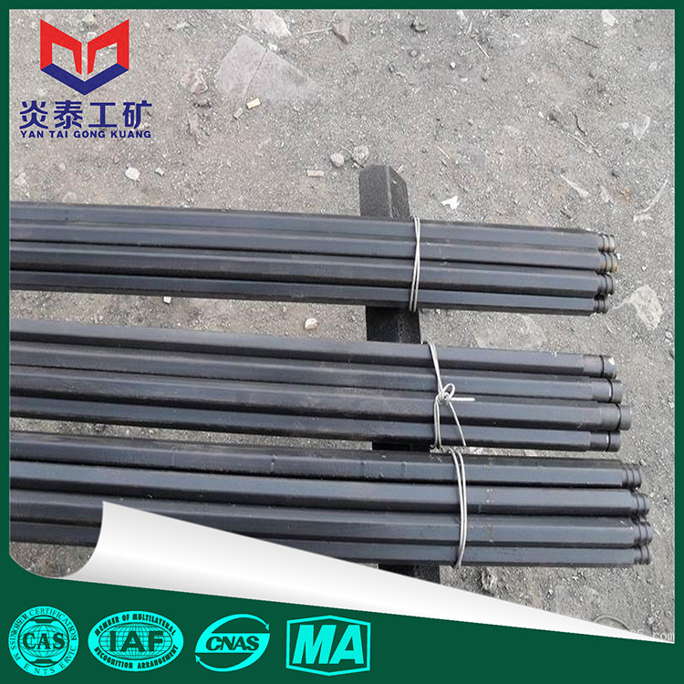 地质钻探杆 合金结构钢钻杆 B19 22凿岩机钻杆