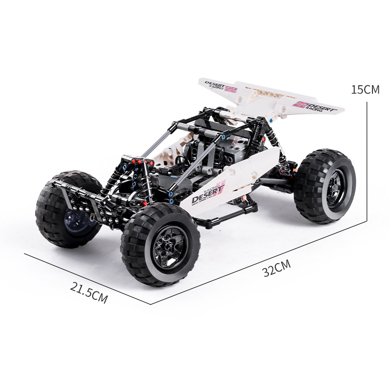Yuxing Technology Series 18001-38 Climbing Desert Racing Juegos de rompecabezas para niños Bloques de construcción de juguete Modelo de control remoto