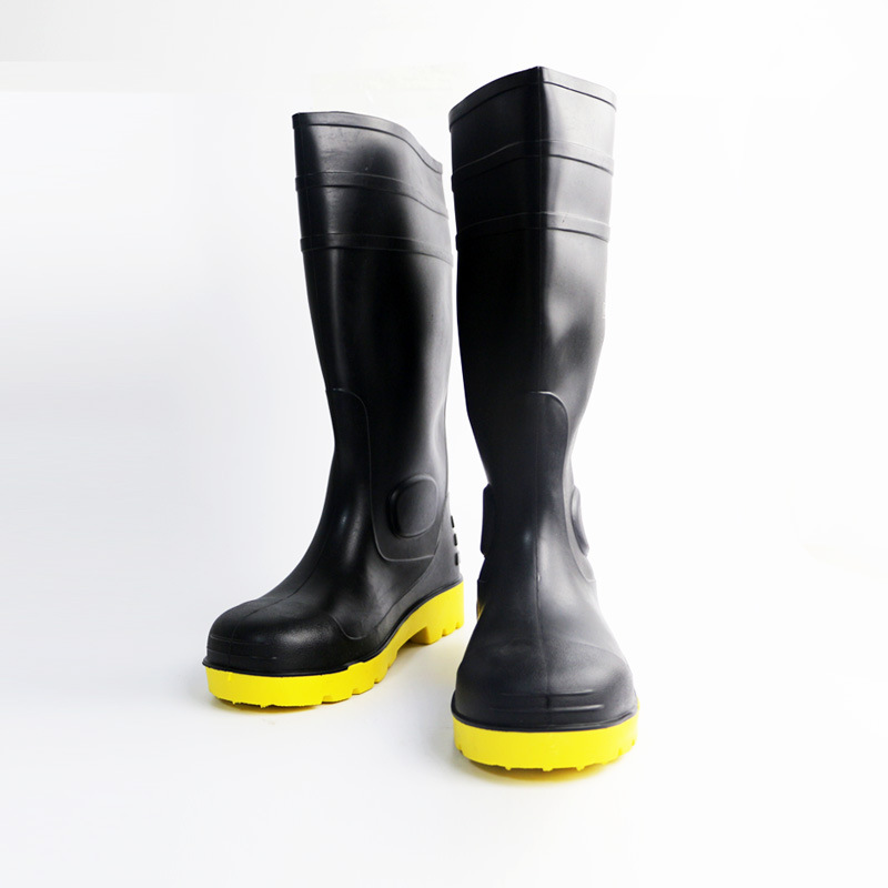 新品促销防砸防刺穿高筒劳保雨鞋 耐酸碱防水石油矿工防护靴