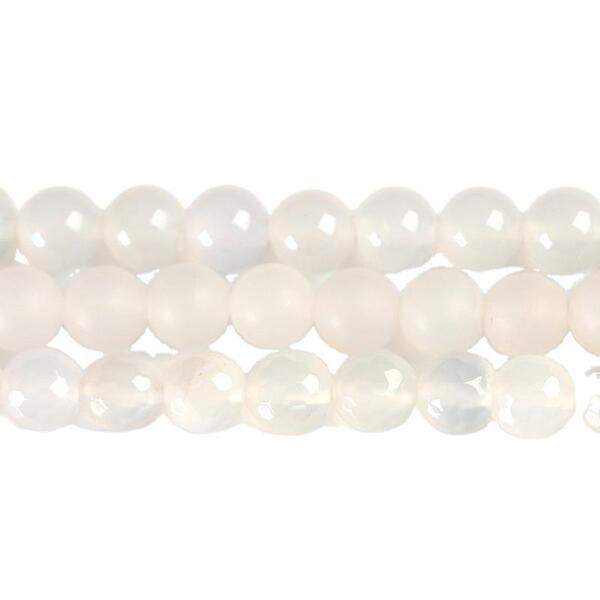 agate accessory white jade