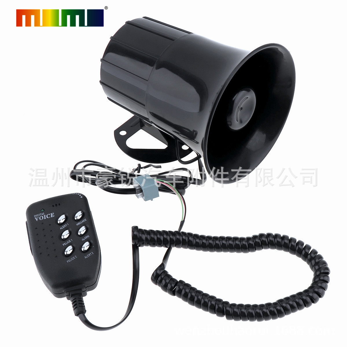 Venta Directa de fábrica coche motocicleta 12V seis-tono boca redonda alarma Treble altavoz botón con altavoz image 6