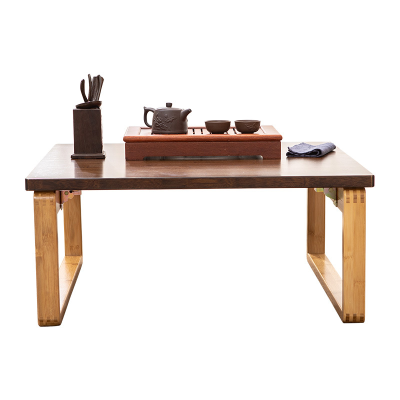 Venta directa de fábrica plegable cuadrado engrosado mesa de tatami japonés casa baja mesa de comedor ventana de la Bahía pequeña mesa de té