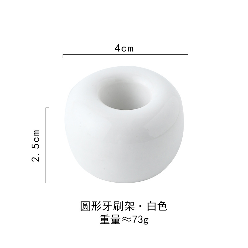 Titular de cepillo de dientes de cerámica titular de cepillo de dientes macaron pareja de moda titular de cepillo de dientes fábrica al por mayor