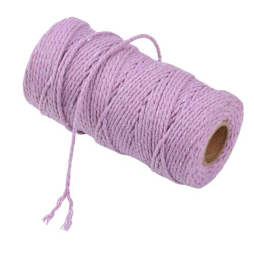 3mm colorful cotton rope, 2mm pink cotton rope, party festival kindergarten handmade DIY cotton thread, decoration rope
