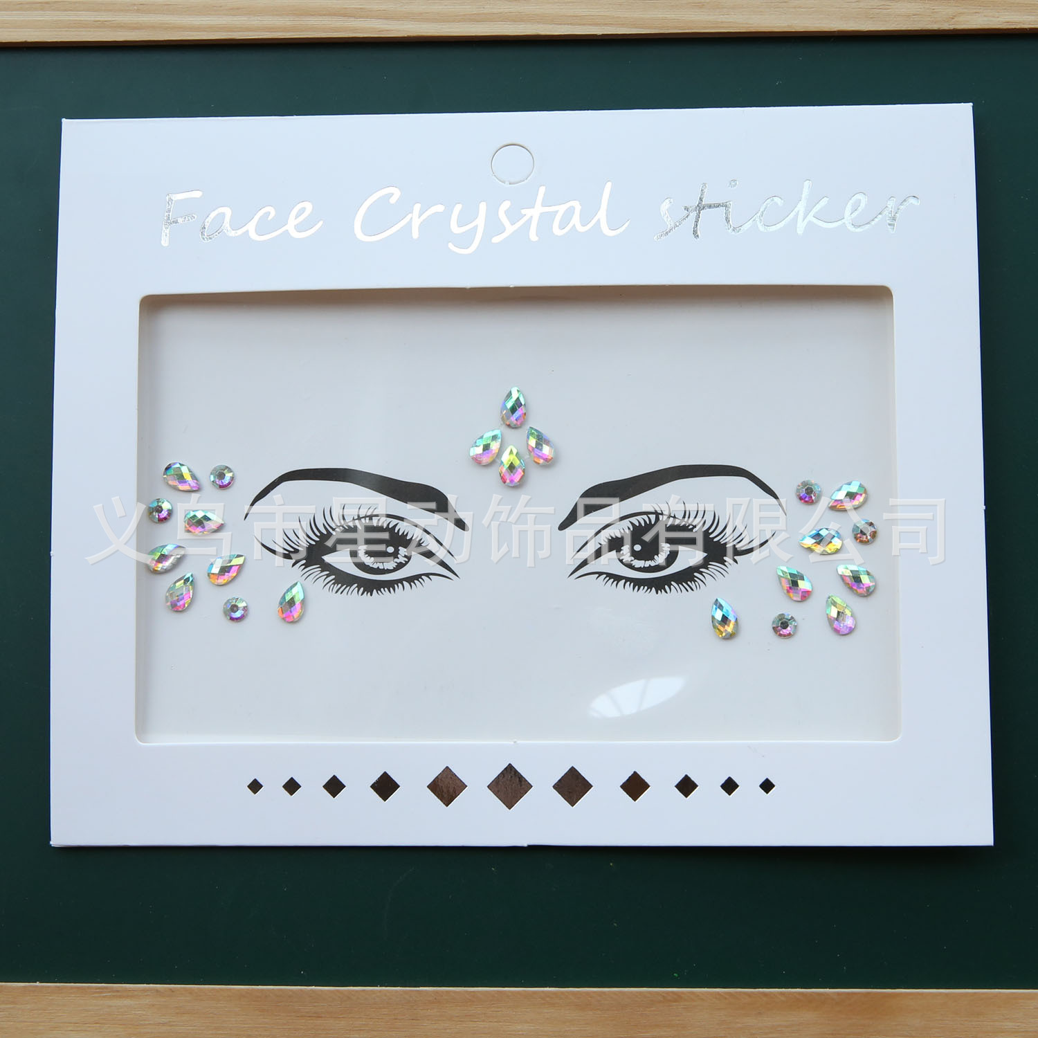 Crystals face sticker ˮü걦ʯ곧