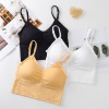 Summer wireless bra, top with cups, bra top, tube top, protective underware, tank top, beautiful back, internet celebrity