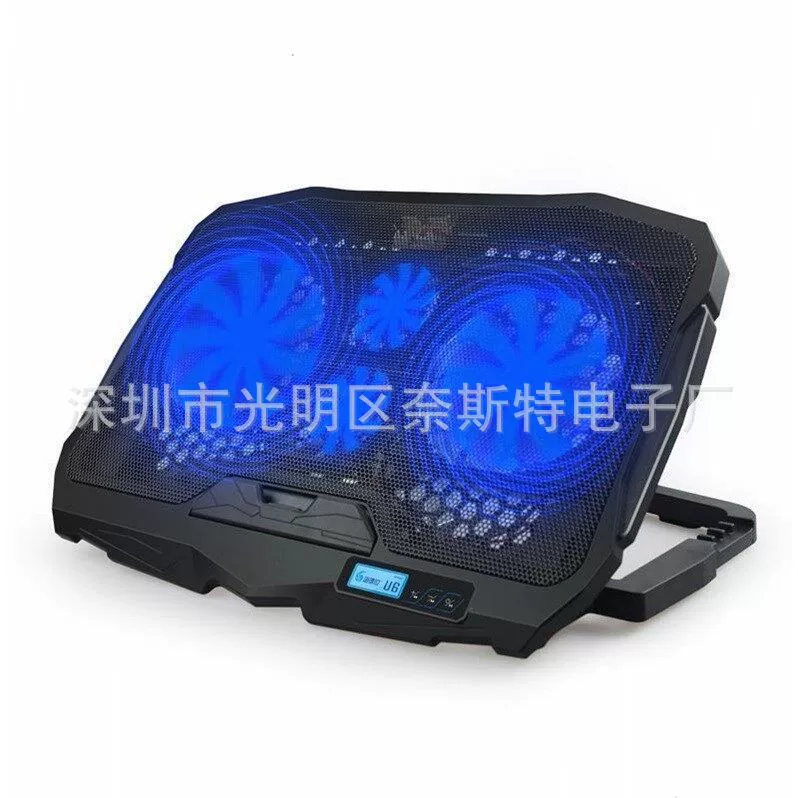 Охладительная подставка для ноутбука (Shenghua) S18, LCD-дисплей, регулируемая скорость вентилятора и высота