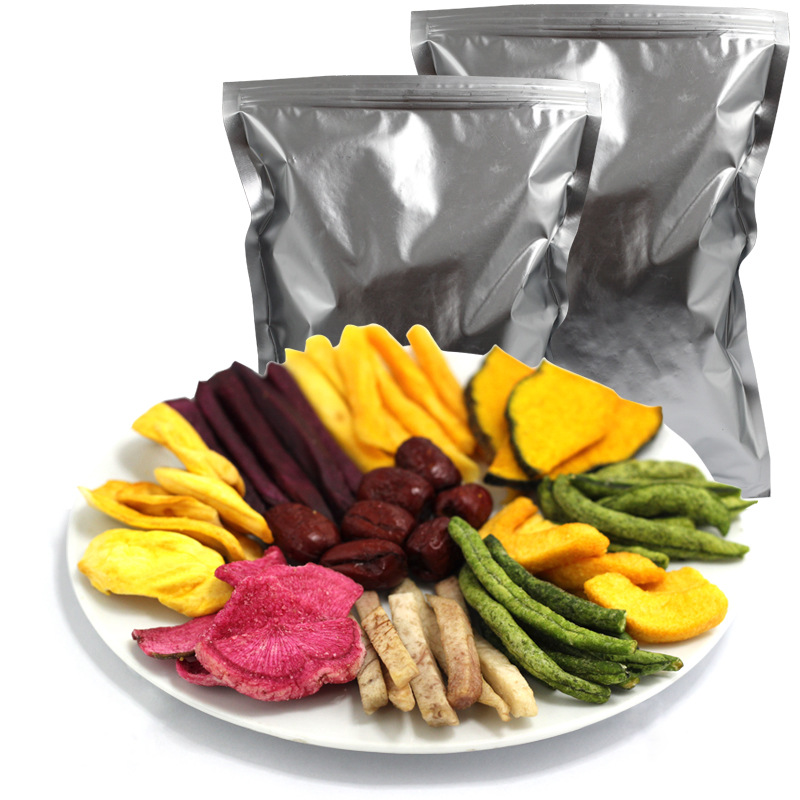 Comprehensive Fruit and Vegetable Dried Snacks, Assorted Fruit and Vegetable Crisps, Mushroom Crisps, Okra Dried Candied Fruits, Popular Snacks Wholesale, One Piece Shipping