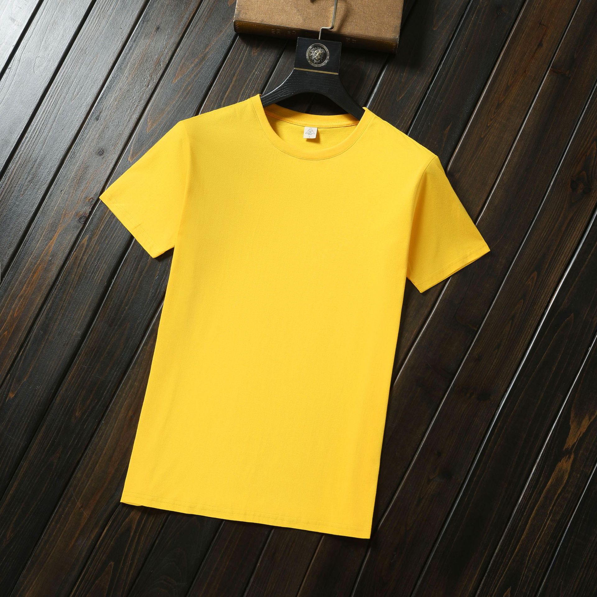 Camiseta de cuello redondo de algodón logotipo personalizado camisa cultural camisa de publicidad camisa de polo manga corta ropa de trabajo personalizada ropa de grupo al por mayor image 8