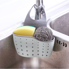 水槽沥水挂袋加厚水龙头收纳挂篮沥水架可调节按扣式浴室收纳挂袋