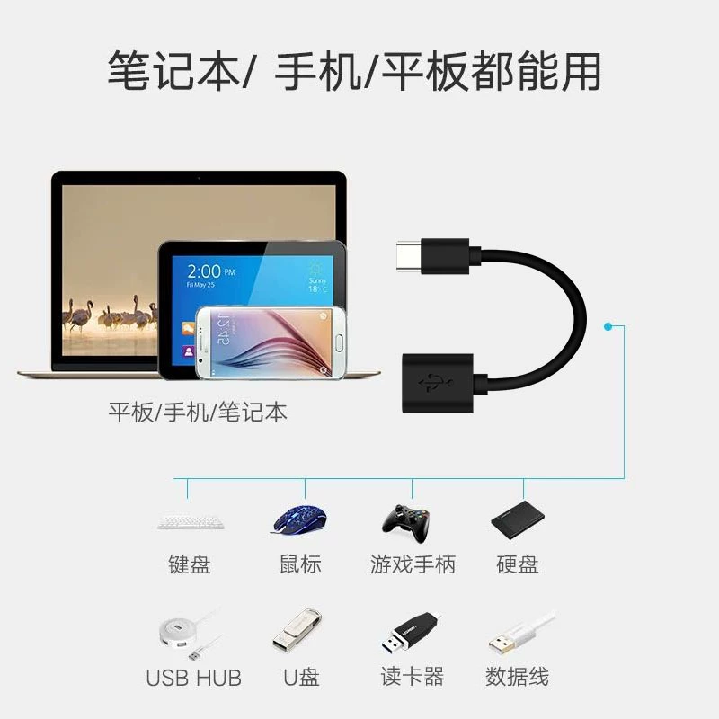 Производитель Type-C к USB-OTG вращатель USB диск подключение ноутбука OTG передача данных