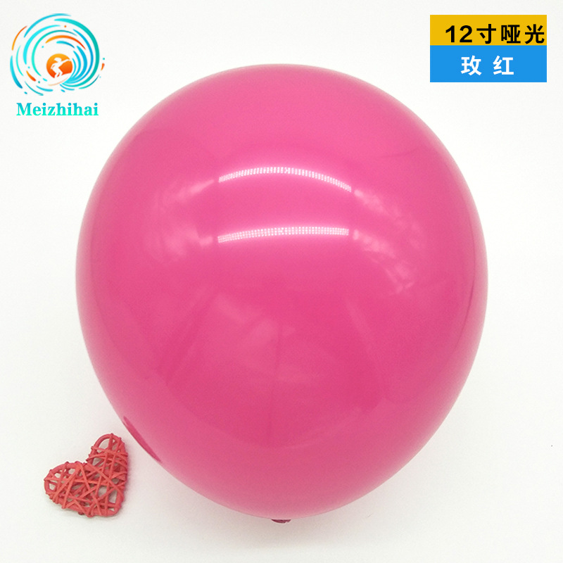 Set de Globos Mate de 12 Pulgadas, Gruesos, Personalizados para Cumpleaños Infantiles, Decoración de Bodas y Arreglos de Globos Coloridos