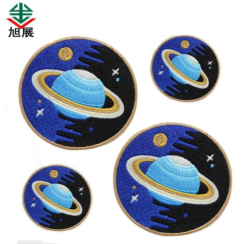 广东厂家定做各种刺绣布贴 绣花章 绣花标可缝可烫 来图来样订做