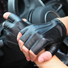 Imitation leather Half-finger gloves lady PU