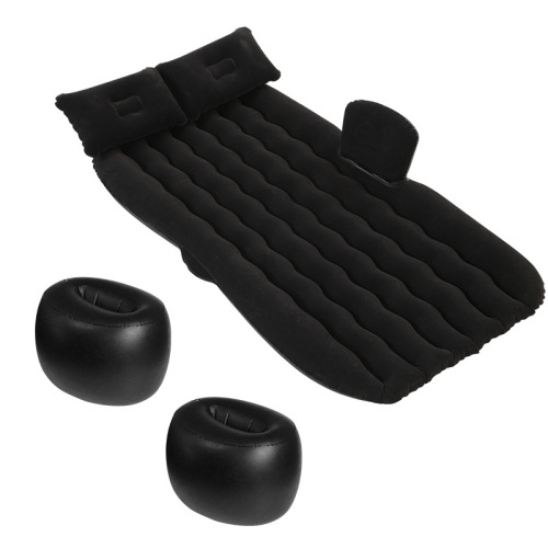 Factory direct sales car PVC flocking car bed home car dual-purpose air bed car outdoor travel air mattress