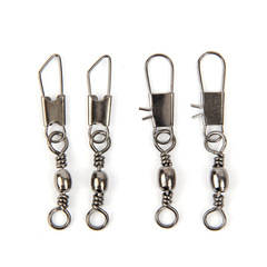 Wholesale factory round ring connector with A/B type pin assortment, silver stainless steel small component connector