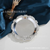 High -end European -style pallet fruit plate hotel household products KTV fruit plate silver alloy candlestick cake plate wholesale