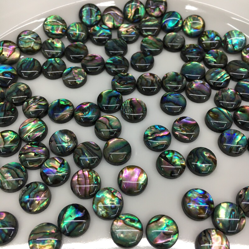 10mm abalone shell jewelry accessories decorative material thickening manufacturer acrylic synthetic dripping oil different specifications