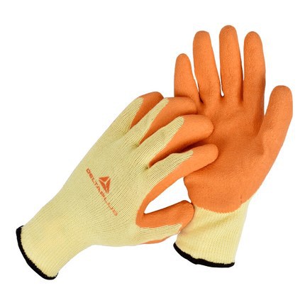 Delta 201730 recubierto de látex antideslizante guantes de protección de seguridad laboral transpirables