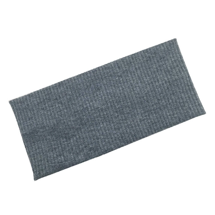 Knitted Elastic Headband, Polyester, 19×9 cm, Lightweight Multicolor Hair Accessory