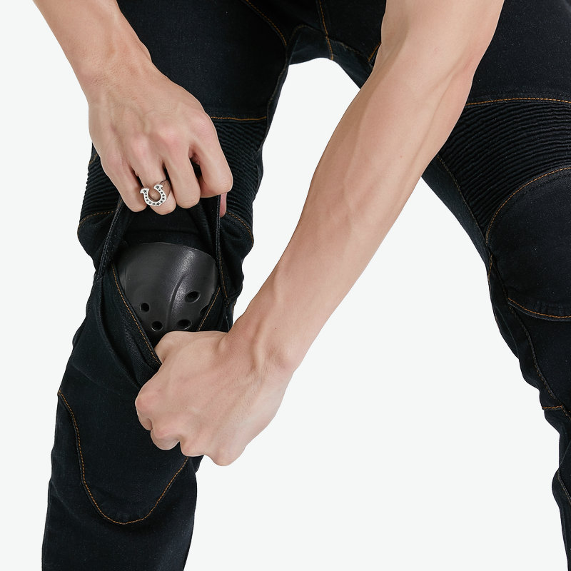 Venta directa de fábrica pantalones de carreras de PK-718 pantalones vaqueros de la motocicleta de los hombres de montar al aire libre pantalones anti-caída Pantalones