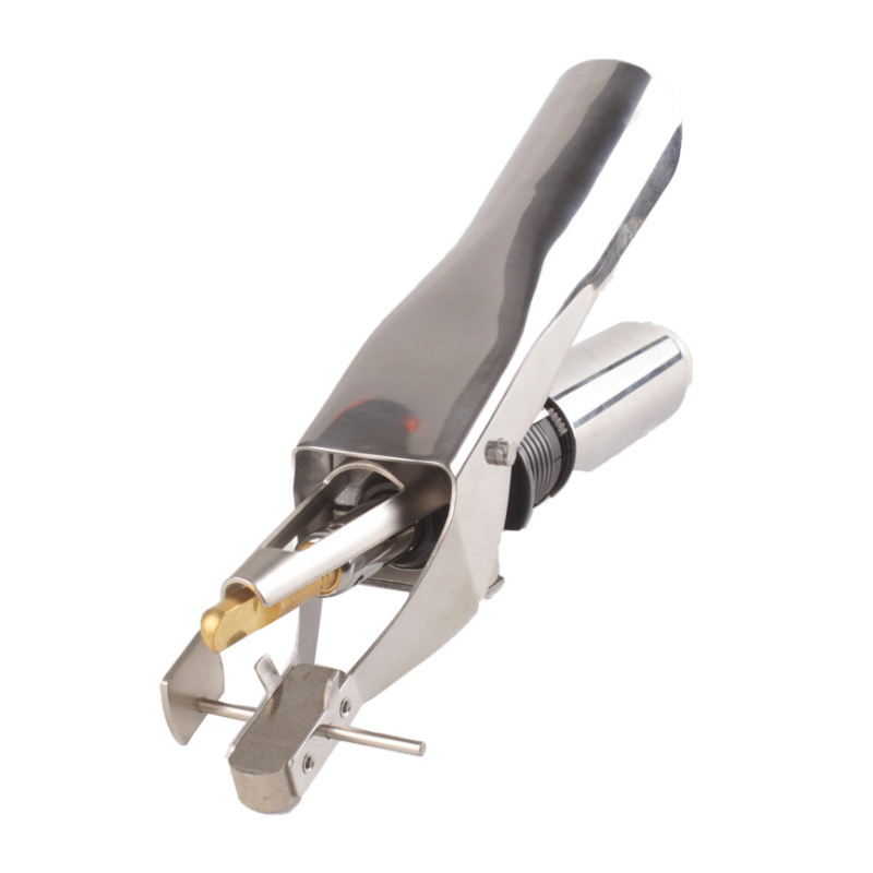 Nuevos alicates de corte de cola de gas de corte de cola de acero inoxidable alicates de corte de cola de cerdo alicates de corte de cola eléctrica