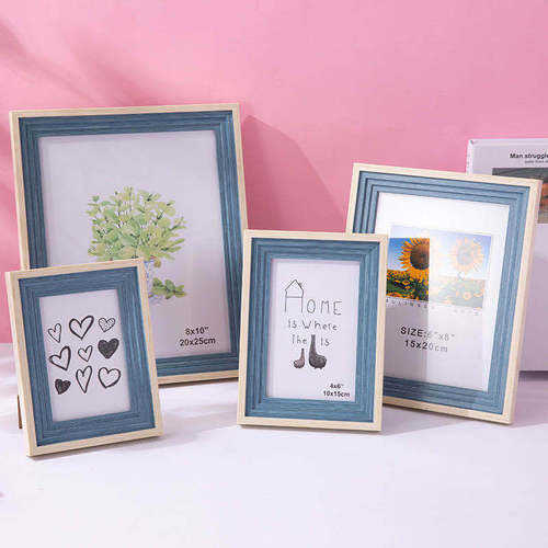 7-inch European-style picture frame, 8, 10, 12-inch children's photo frame, tabletop creative gift, A3, A4 photography studio photo frame wall, wholesale