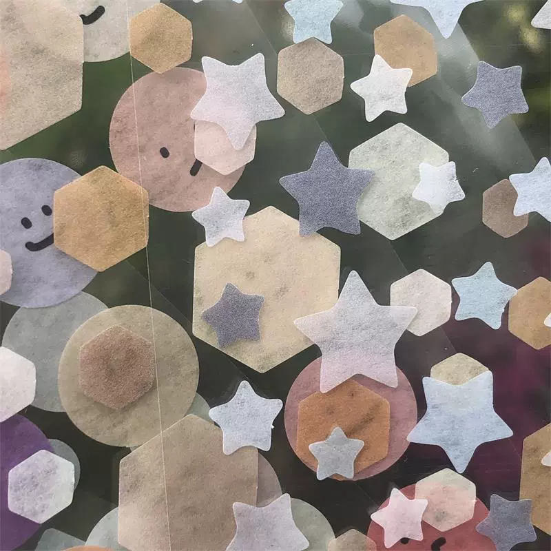 Стикер с мультяшной улыбкой, канцелярия для детей, 10×15 см, 6 шт в упаковке, цветной