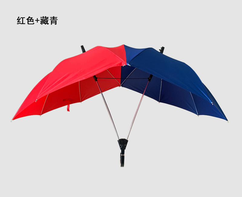 Paraguas automático doble, diseño patentado, apertura rápida, venta al por mayor transfronteriza