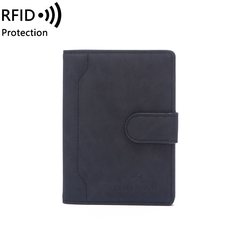 Портмоне-органайзер для паспорта, RFID-блокировка, обложка из кожи, размер 14.8×11×1 см