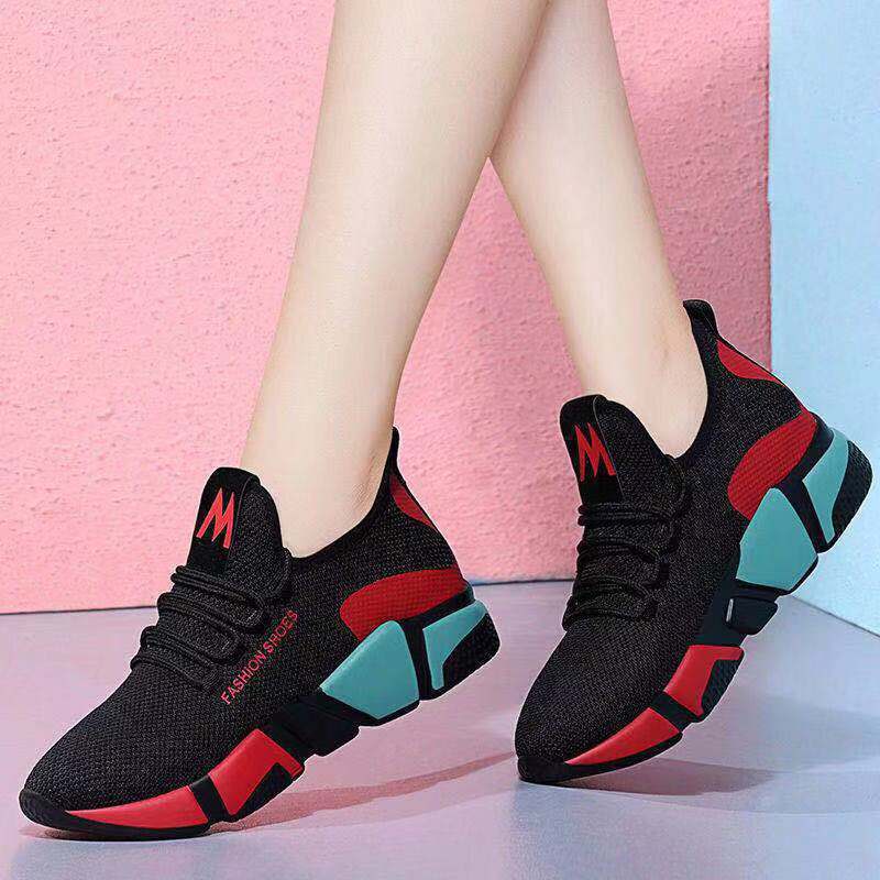 2026 Spring New Women's Shoes Old Beijing Cloth Shoes Women's Breathable Thick-Soled Running and Walking Shoes Casual Sports Shoes